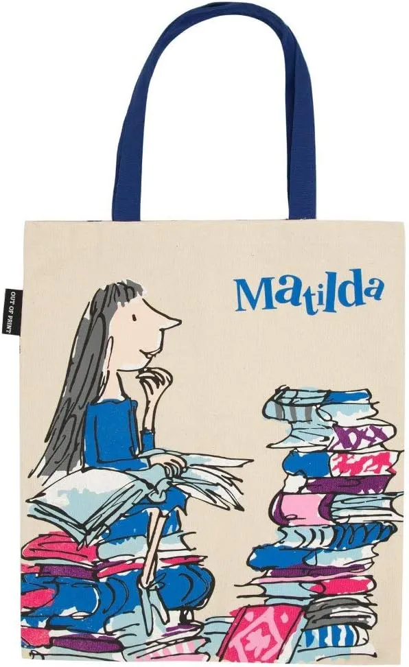 Out of Print Literary and Book-Themed Canvas Tote Carrying Bag for Book Lovers, Readers, and Bibliophiles