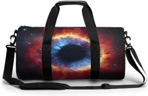 Outer-Spaces Nebula Galaxy Gym Bag Travel Duffel Bag Lightweight Carry On Weekender Bag Tote Bags for Women Men