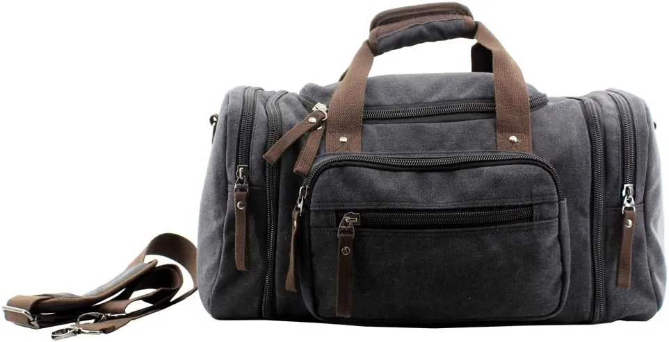 Overnight Handbag Shoulder Canvas Travel Tote Luggage Weekender Duffel Bag,170804-02