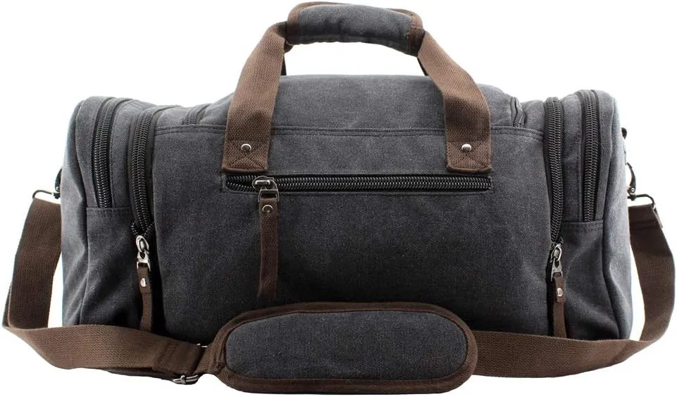 Overnight Handbag Shoulder Canvas Travel Tote Luggage Weekender Duffel Bag,170804-02