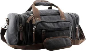 Overnight Handbag Shoulder Canvas Travel Tote Luggage Weekender Duffel Bag,170804-02