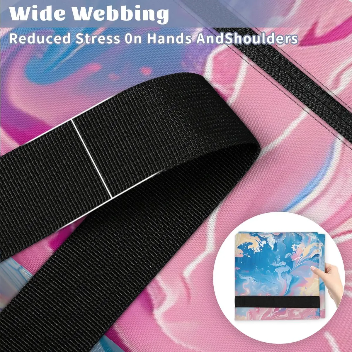 Oversized Moving Bags Abstract Tie Dye Waterproof Storage Totes Large Storage Bags for Clothes Packing Bags for Moving Travel & Clothes Storage