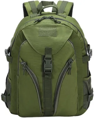 Oxford Cloth Backpack Camping Hiking Backpack Trekking Daypack Outdoor Backpacks, Green, One Size