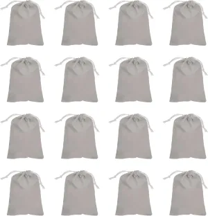 PATIKIL 30 Pcs Velvet Drawstring Bags, 9 x 7 Inch Large Velvet Cloth Jewelry Gift Pouches with Drawstring, Favor Candy Bag Dust Bag for Wedding Birthday Party Christmas, Gray