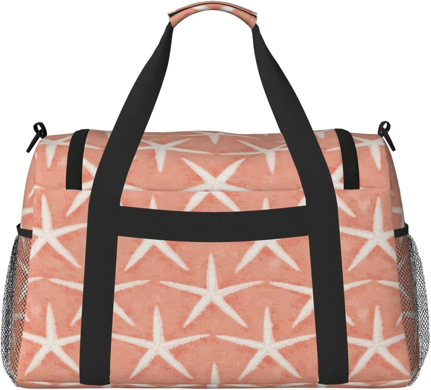 Pentacle Starfish Travel Duffel Bag Large Foldable Waterproof Overnight Bag For Beach Swim Bags Pool Sports Gym