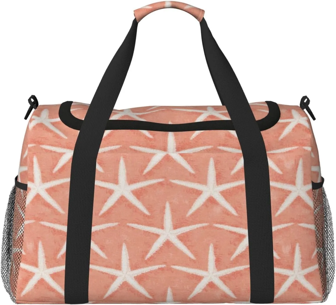 Pentacle Starfish Travel Duffel Bag Large Foldable Waterproof Overnight Bag For Beach Swim Bags Pool Sports Gym