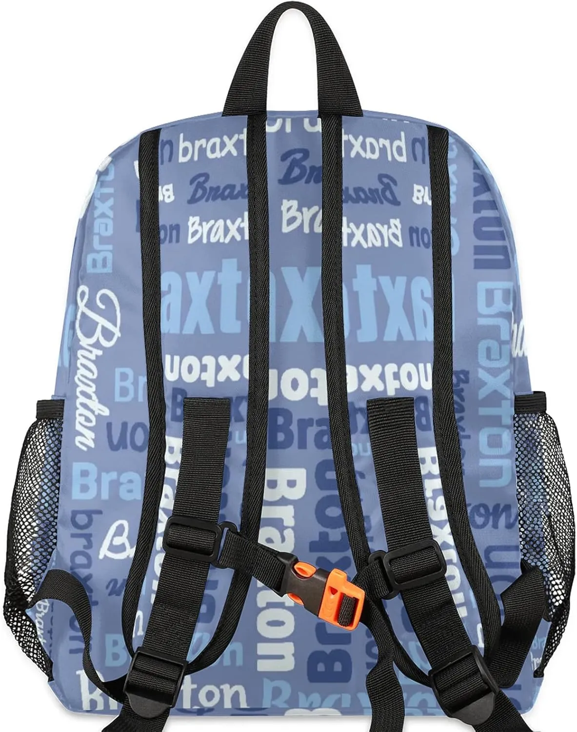Personalized Backpacks with Name Customized Shoulder Bag Gifts for Women Men Waterproof Travel Casual Backpack 12in, Blue