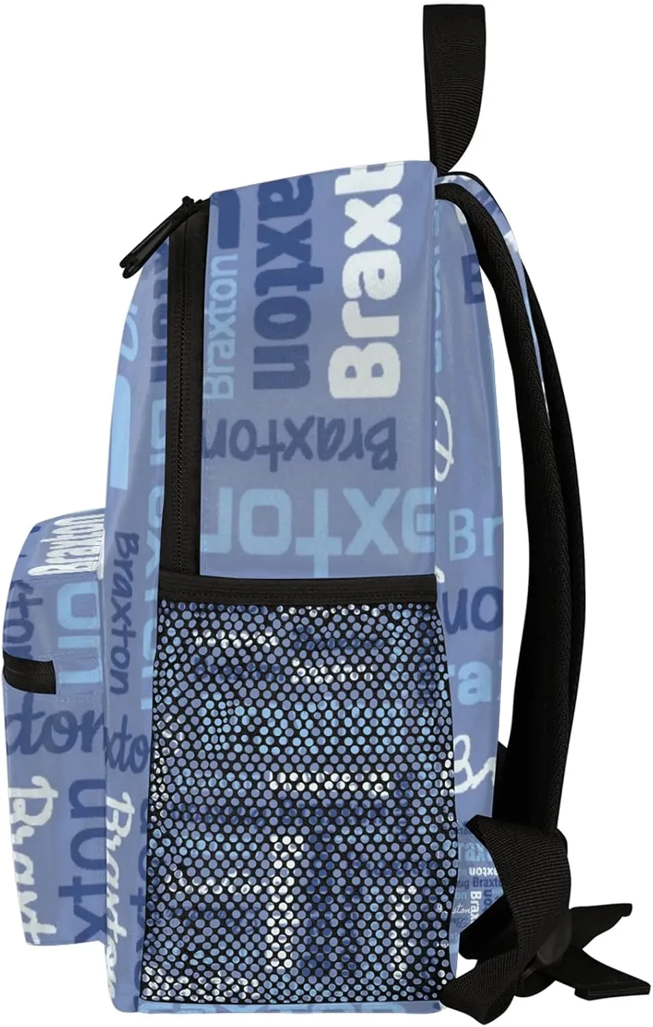 Personalized Backpacks with Name Customized Shoulder Bag Gifts for Women Men Waterproof Travel Casual Backpack 12in, Blue