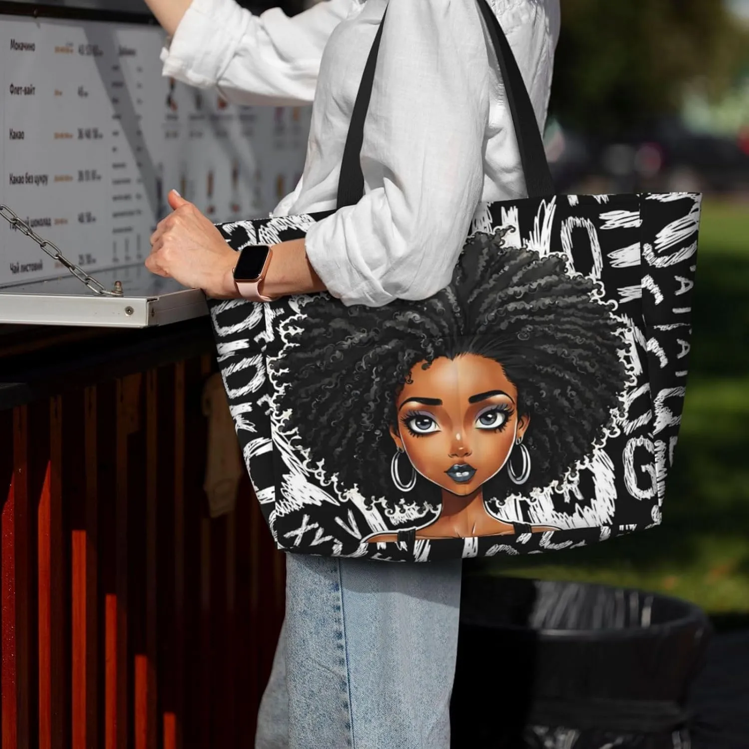 Personalized Beach Bag Custom Totes Bag Sandproof Swim Pool Bag With Zipper And Pockets for Women Travel Vacation Gym