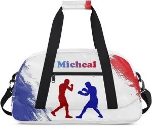 Personalized Boxing Duffel Bag for Boys, Custom Gym Bag Overnight Bags for Travel Weekender Practice