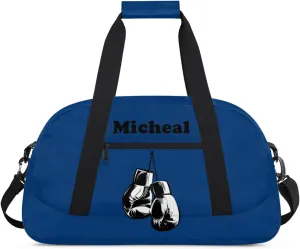 Personalized Boxing Duffel Bag for Boys, Custom Gym Bag Overnight Bags for Travel Weekender Practice