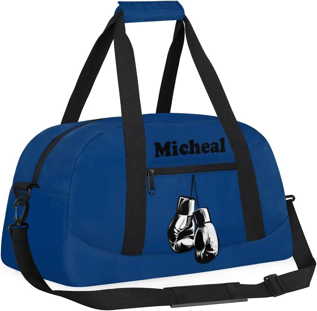Personalized Boxing Duffel Bag for Boys, Custom Gym Bag Overnight Bags for Travel Weekender Practice