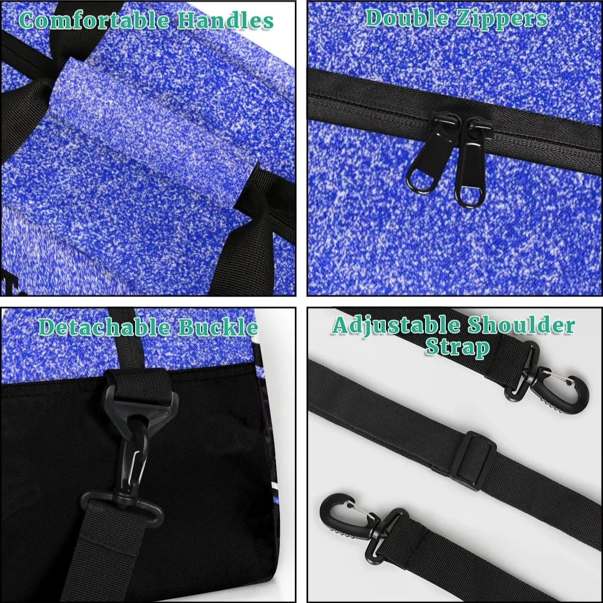 Personalized Cheerleader Bag Duffel Bag for Girls, Custom Cheer Bag Overnight Bags for Gymnastics Travel Weekender Dark Navy