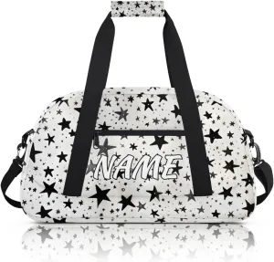 Personalized Custom Gym Bag for Women Men Carry on Galaxy Stars Travel Duffel Tote Space Universe Overnight Workout Weekender Bag