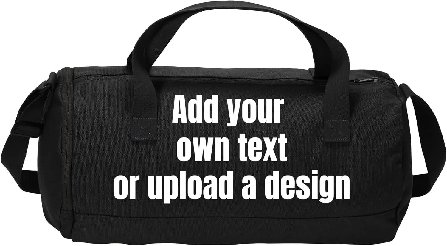 Personalized Duffle Bag - Cotton Gym Bag for Women, Customizable with Name and Logo - Ideal Sports and Workout Duffel Bag