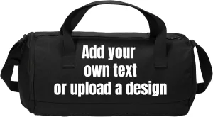 Personalized Duffle Bag - Cotton Gym Bag for Women, Customizable with Name and Logo - Ideal Sports and Workout Duffel Bag