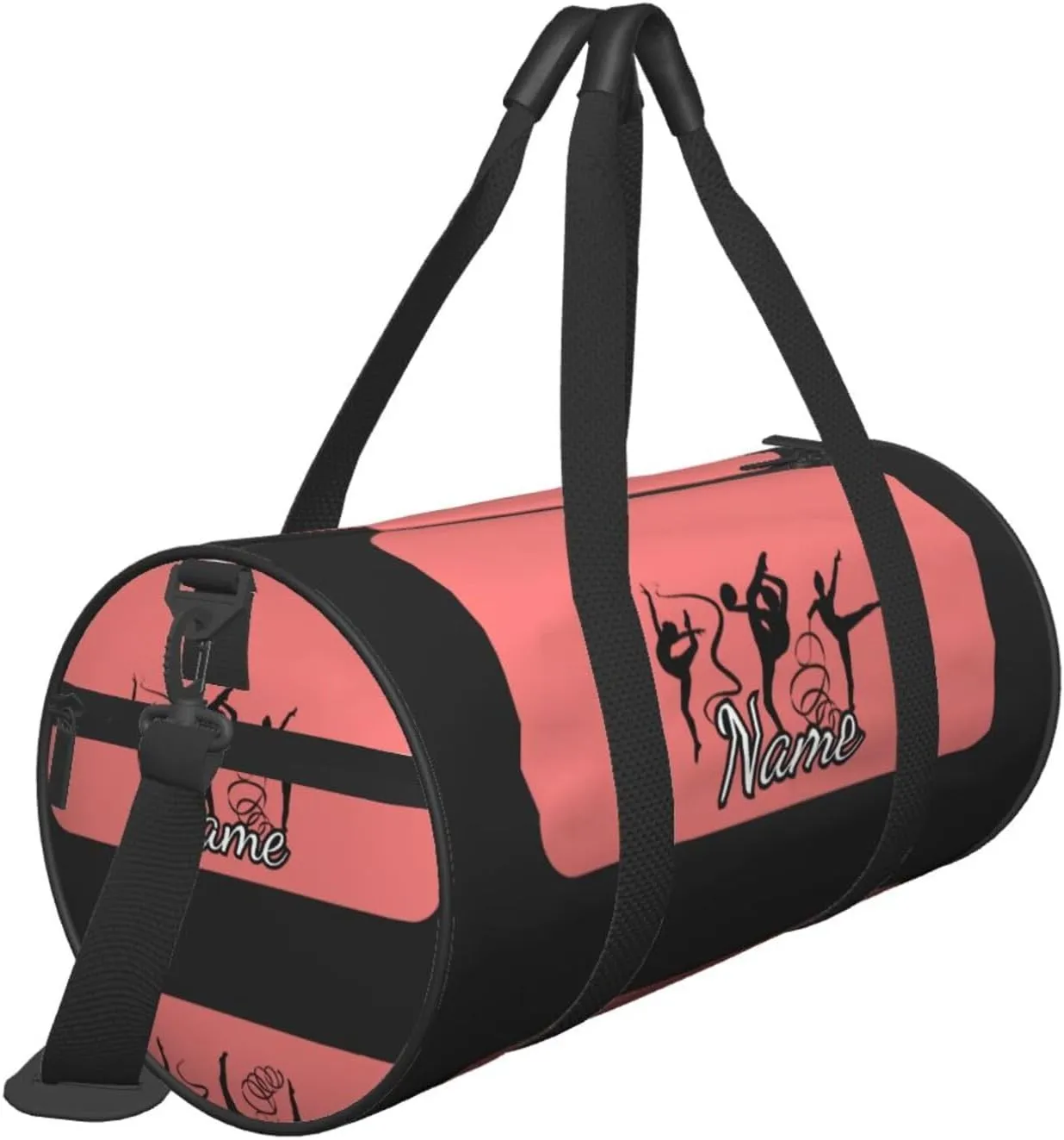 Personalized Gym Duffle Bag for Men,Custom Sports Tote Bag with Name for Women Weekender Carry On Personal Item,17in Cheerleading Girl Duffel Bag for Travel Overnight Fitness Dance