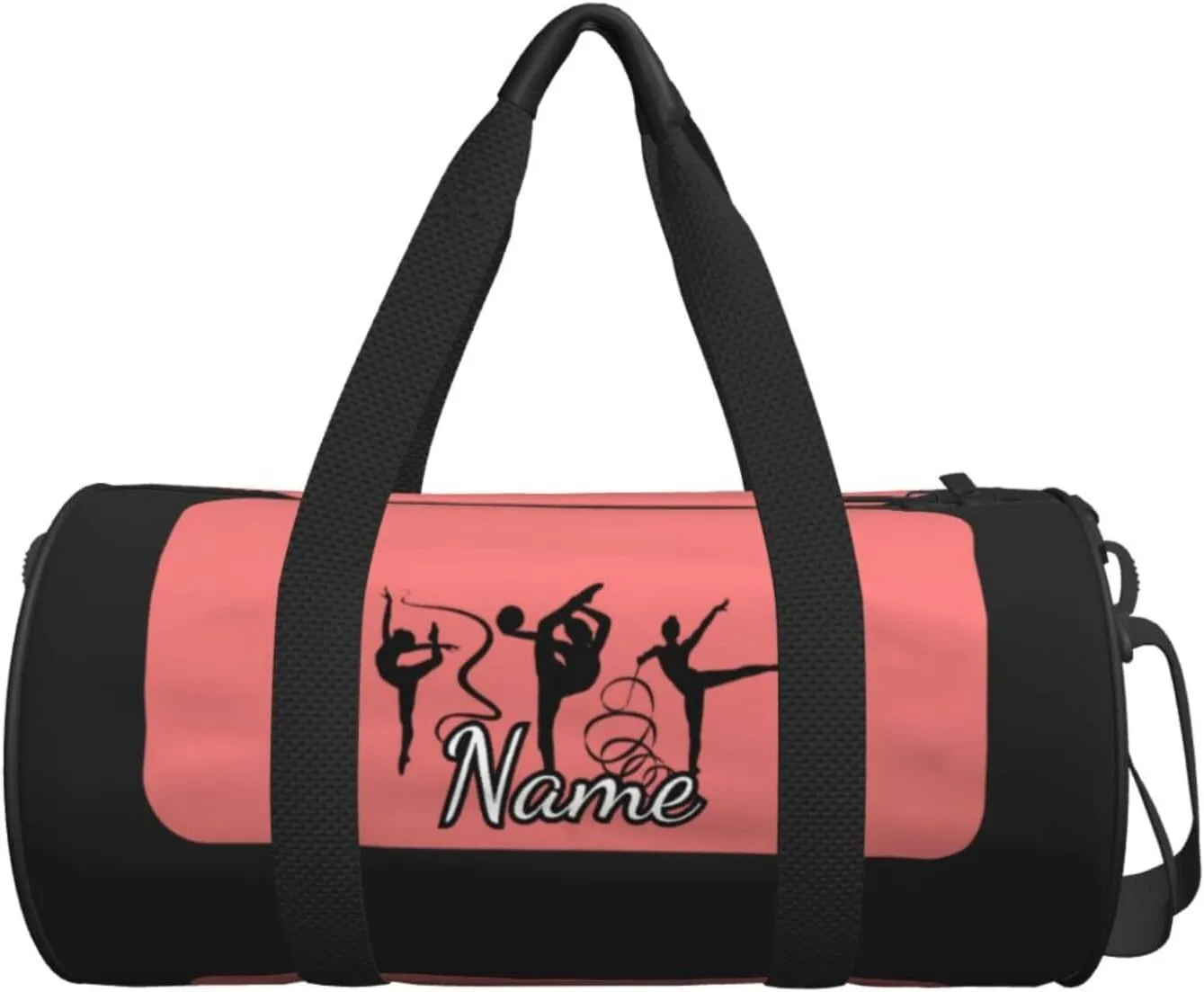 Personalized Gym Duffle Bag for Men,Custom Sports Tote Bag with Name for Women Weekender Carry On Personal Item,17in Cheerleading Girl Duffel Bag for Travel Overnight Fitness Dance
