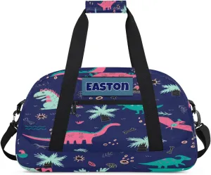 Personalized Kids Sports Gym Bag, Custom Sport Duffel Bag, Cheerleading Dance Bag Weekender Bags Travel Duffel Bag for Girl Colorful Dinosaurs