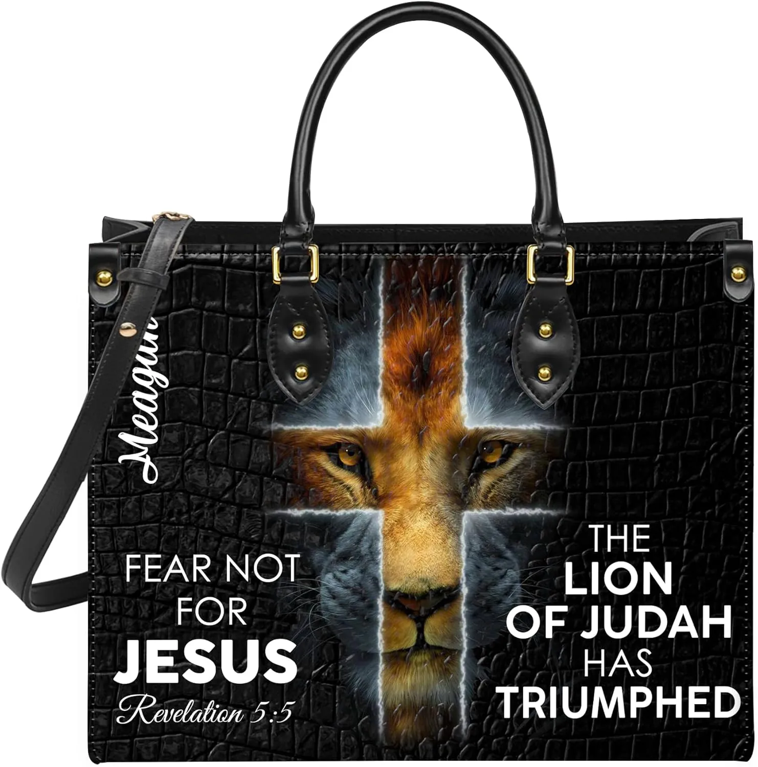 Personalized Leather Handbag for Women, Custom Name Church Bags, Christian Gifts for God Lovers, Ideal for Mother’s Day Gifts