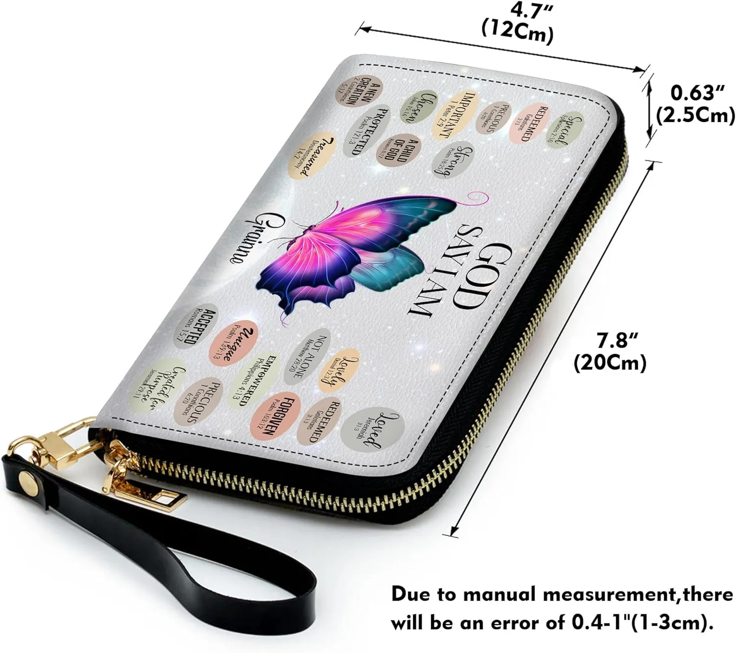 Personalized Leather Handbag for Women – Matching Purse and Wallet Set – Custom Name Church Bags, Mother's Day Gift