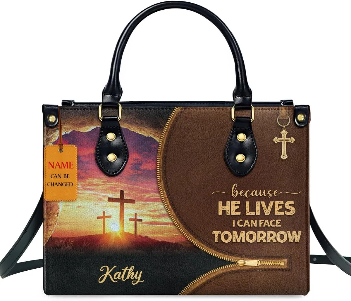 Personalized Leather Handbags For Woman - Christmas Gifts For Women - Christian Gifts