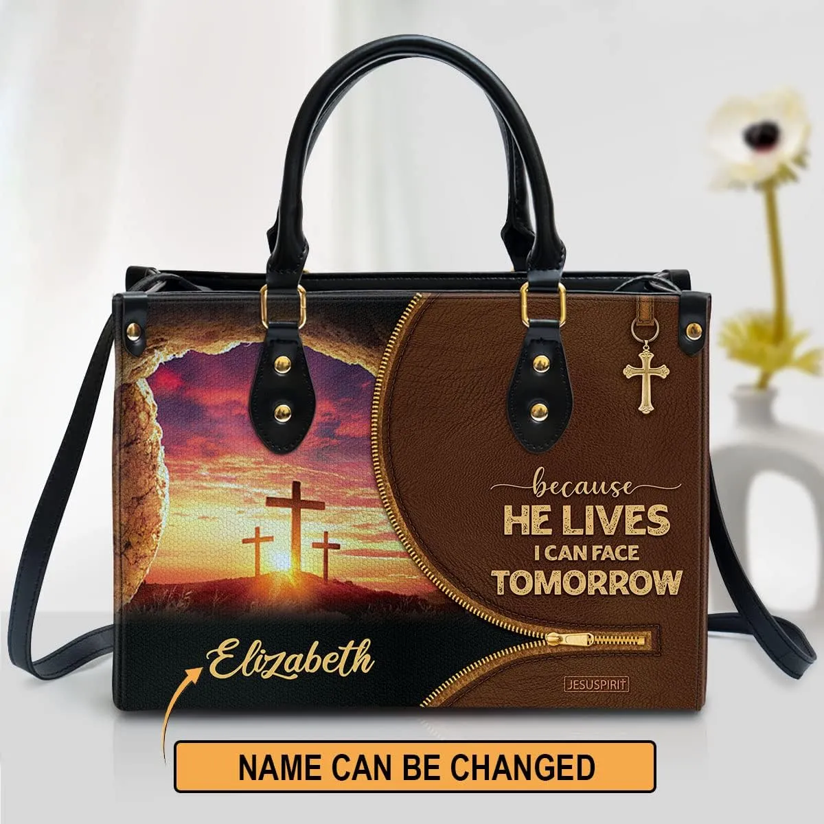 Personalized Leather Handbags For Woman - Christmas Gifts For Women - Christian Gifts