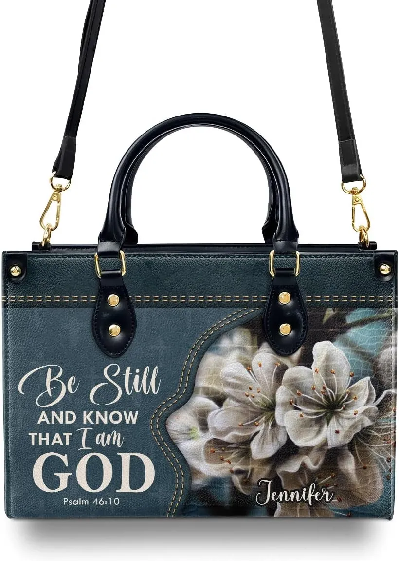 Personalized Leather Handbags For Woman - Christmas Gifts For Women - Christian Gifts