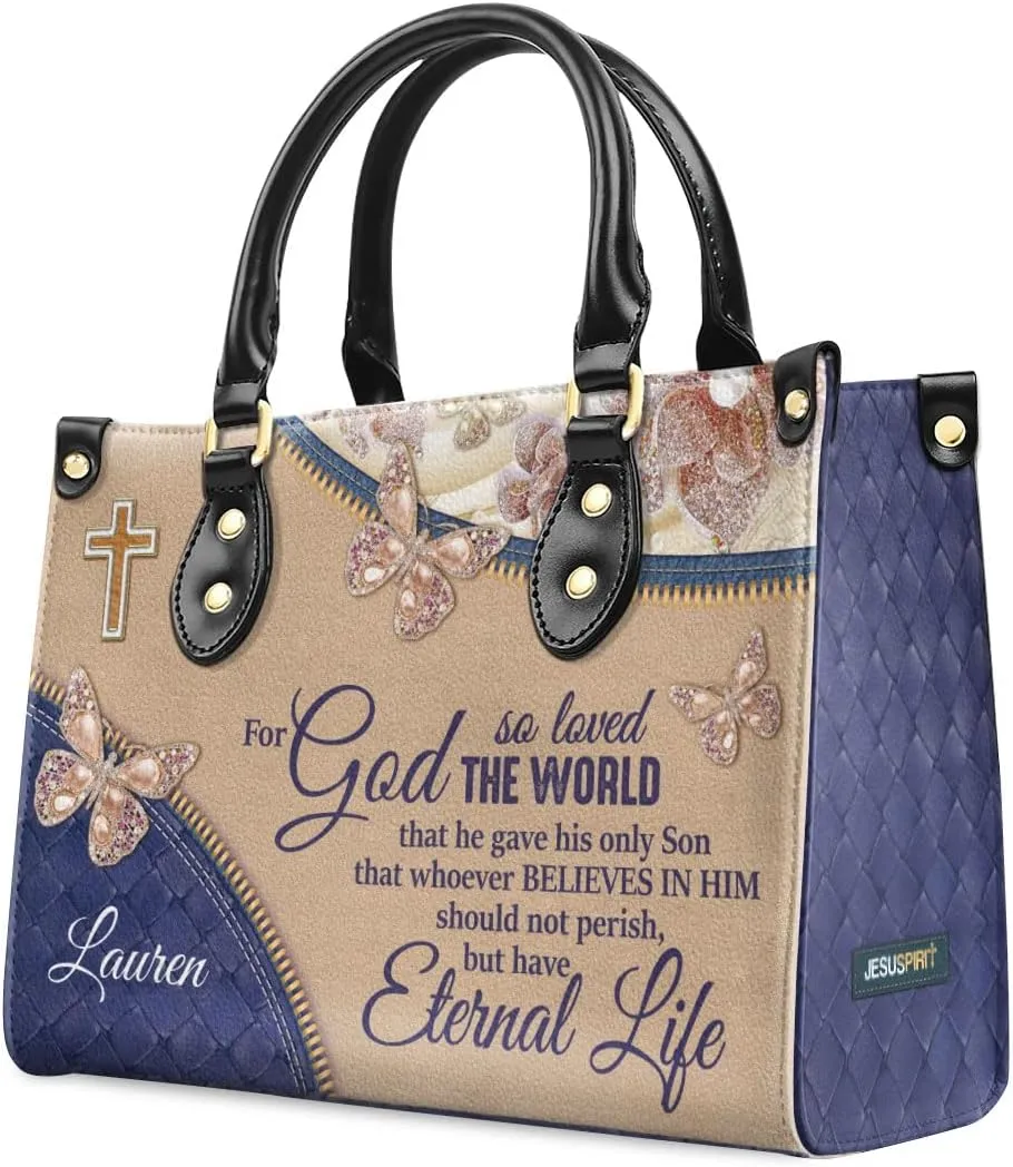 Personalized Leather Handbags For Women - Christmas Gifts For Women - Christian Gifts