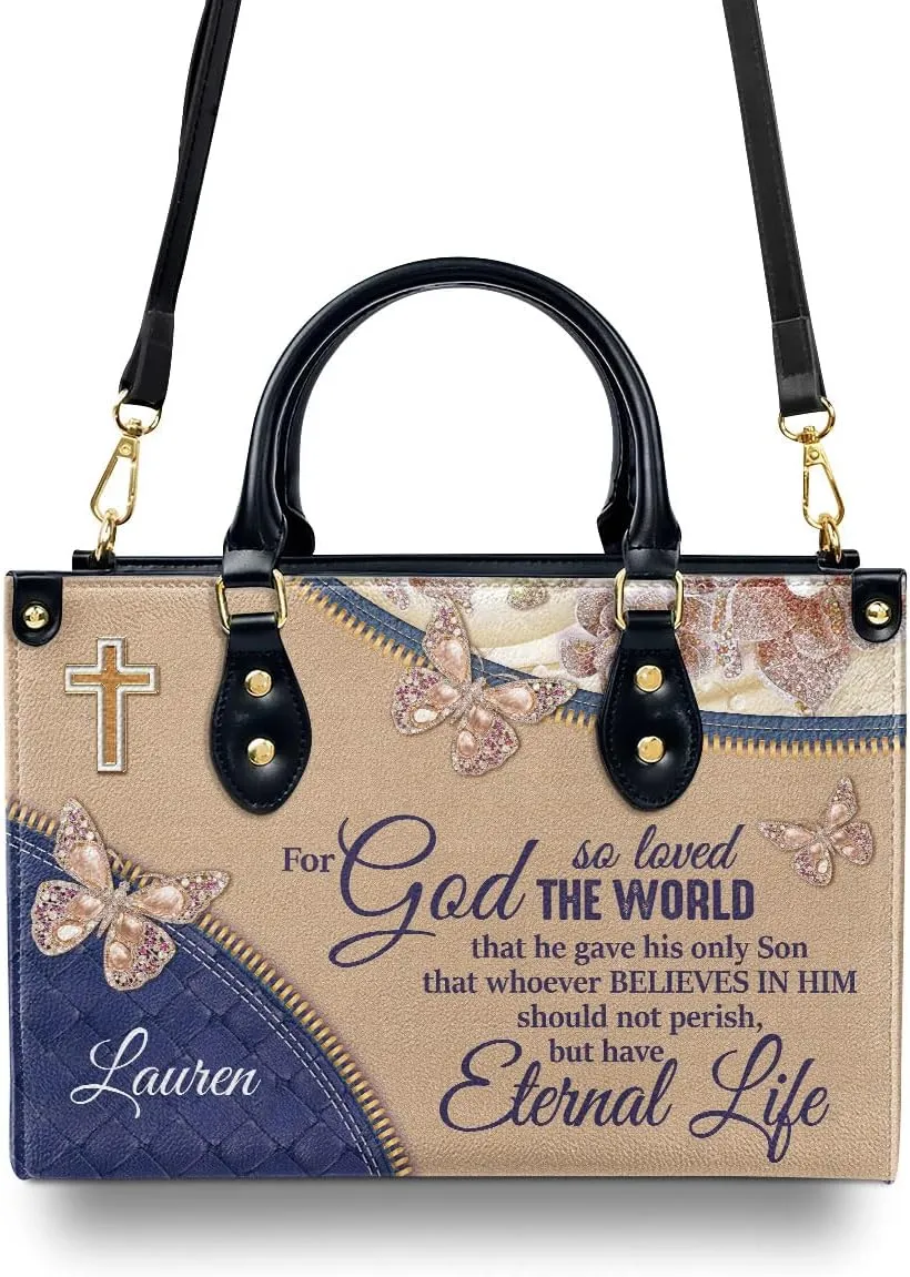 Personalized Leather Handbags For Women - Christmas Gifts For Women - Christian Gifts