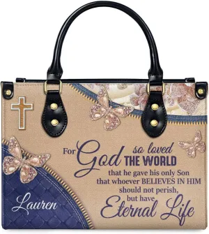 Personalized Leather Handbags For Women - Christmas Gifts For Women - Christian Gifts