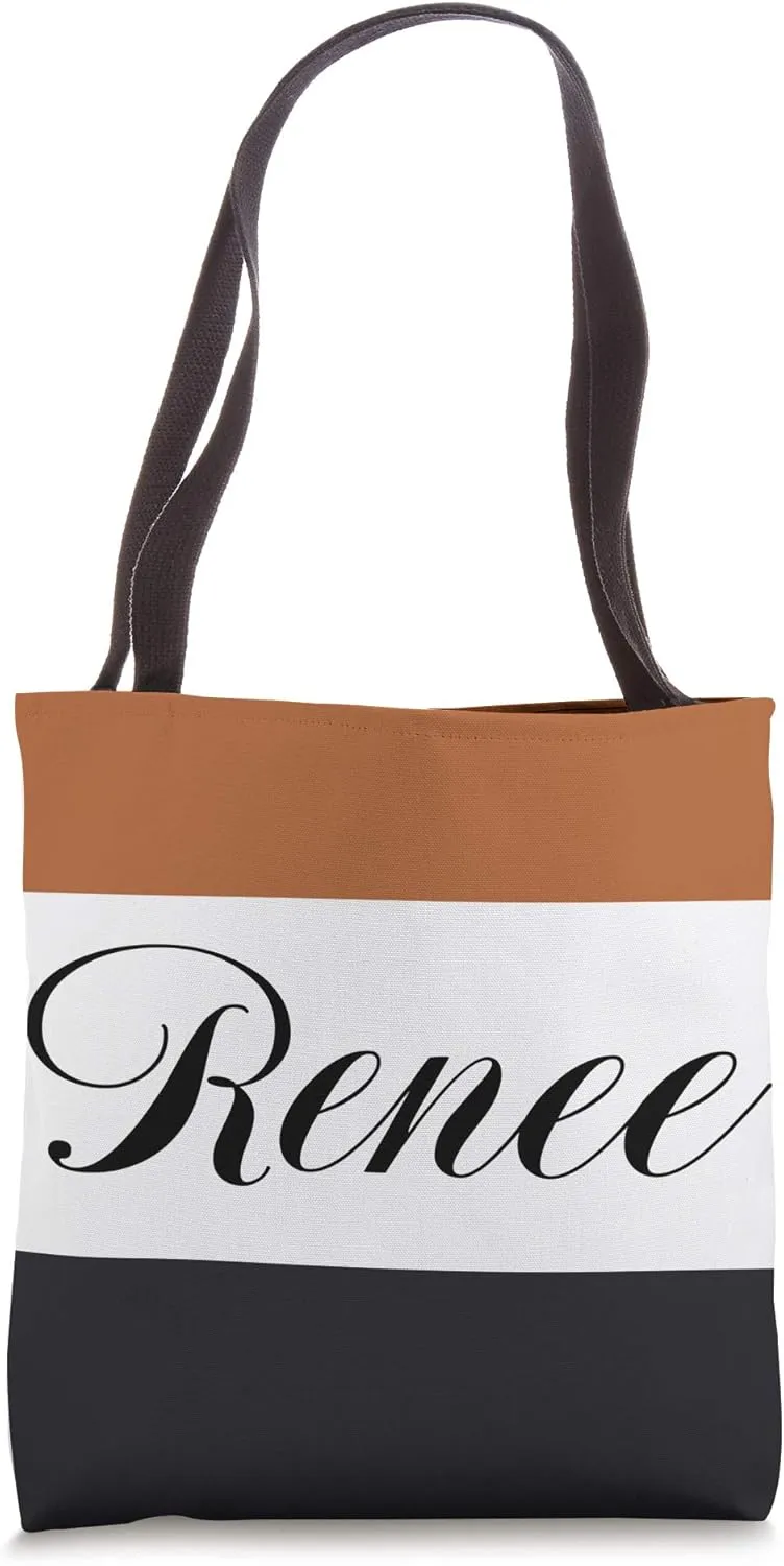 Personalized Name Renee Employee Bridal Birthday Gifts Tote Bag