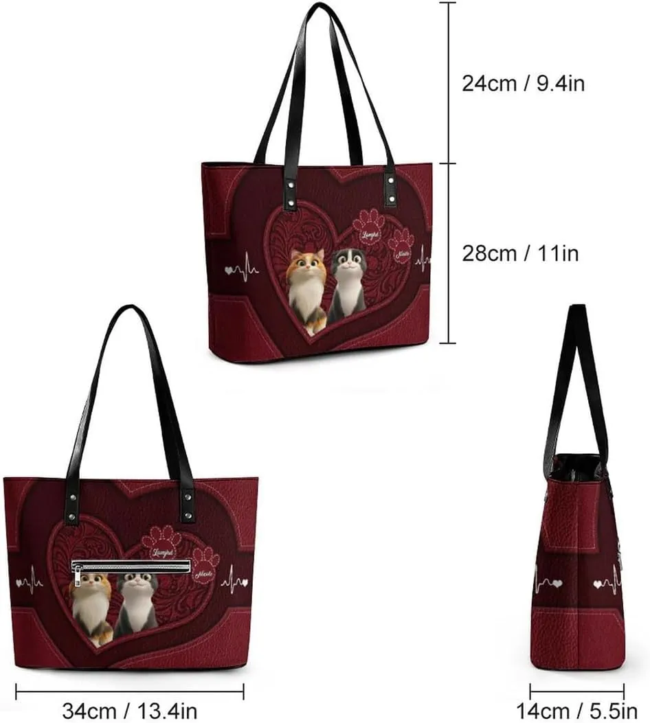 Personalized Shoulder Bag Custom Names Mothers Day Handbag Large Capacity Handbag Gift for Grandmother Mom Mother