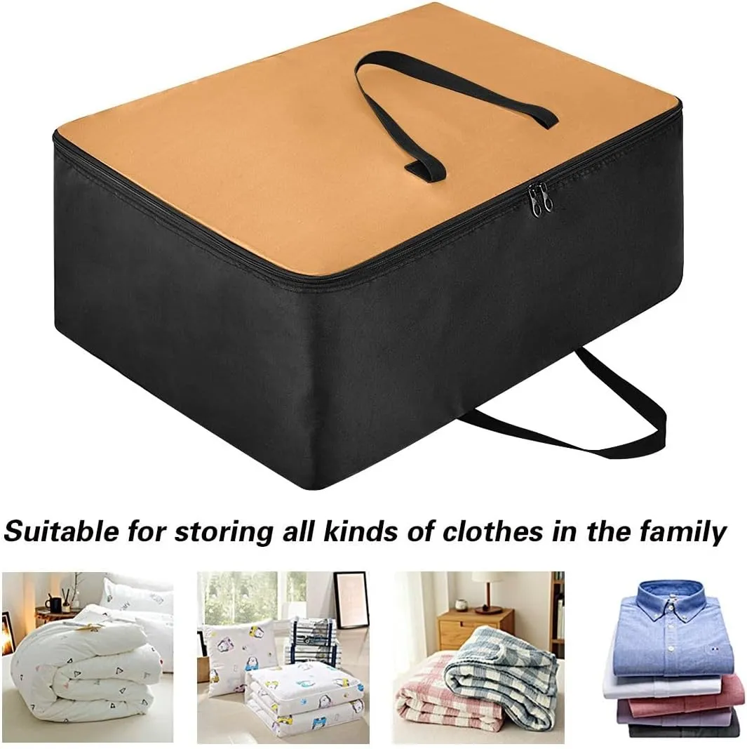 Peru Storage Bag Bedding Storage Containers with Handles Zippered Storage Bag for Moving