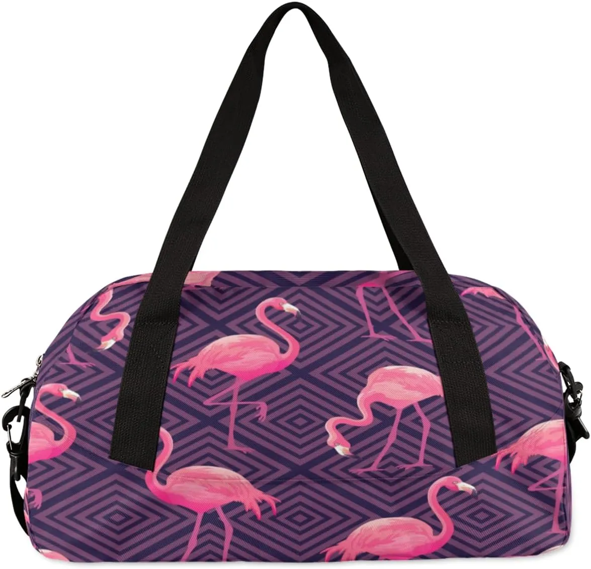 Pink Flamingos Gym Bag, Duffle Bag, Weekender Bag, Duffel Bag, Overnight Bag, Travel Duffel Bag, Dance Bag, Tote Bag, Beach Bag, Pool Bag, Gym Duffle Bag, Carry on Bag