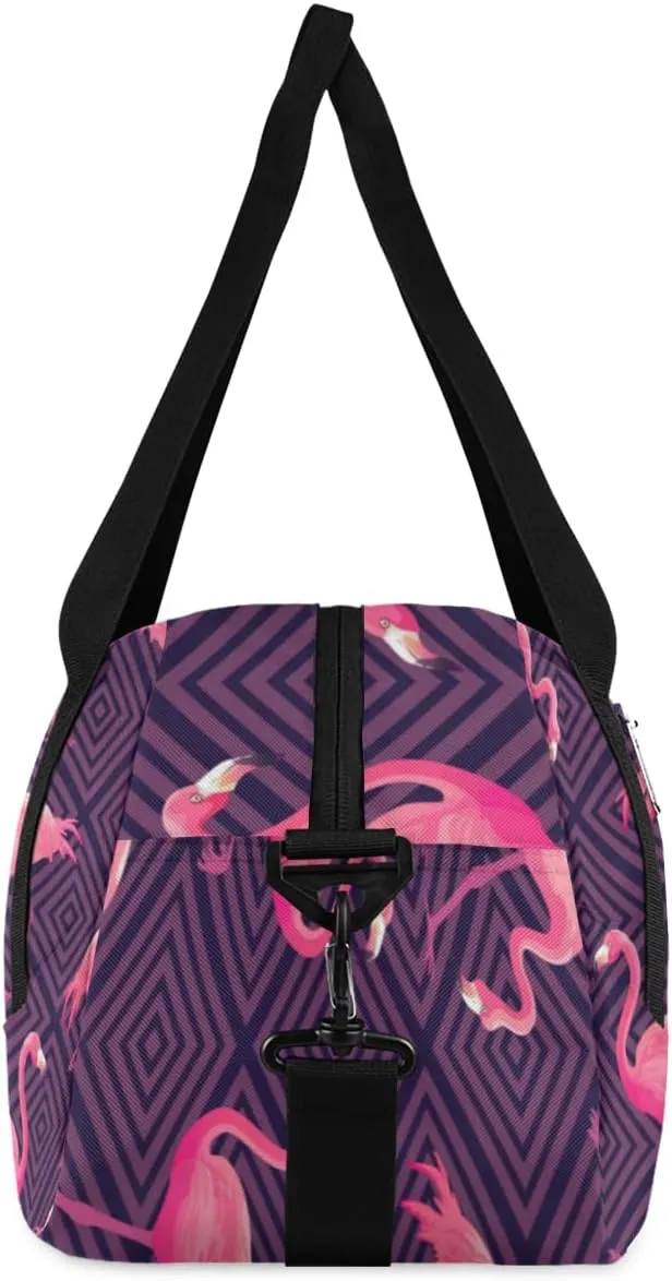 Pink Flamingos Gym Bag, Duffle Bag, Weekender Bag, Duffel Bag, Overnight Bag, Travel Duffel Bag, Dance Bag, Tote Bag, Beach Bag, Pool Bag, Gym Duffle Bag, Carry on Bag