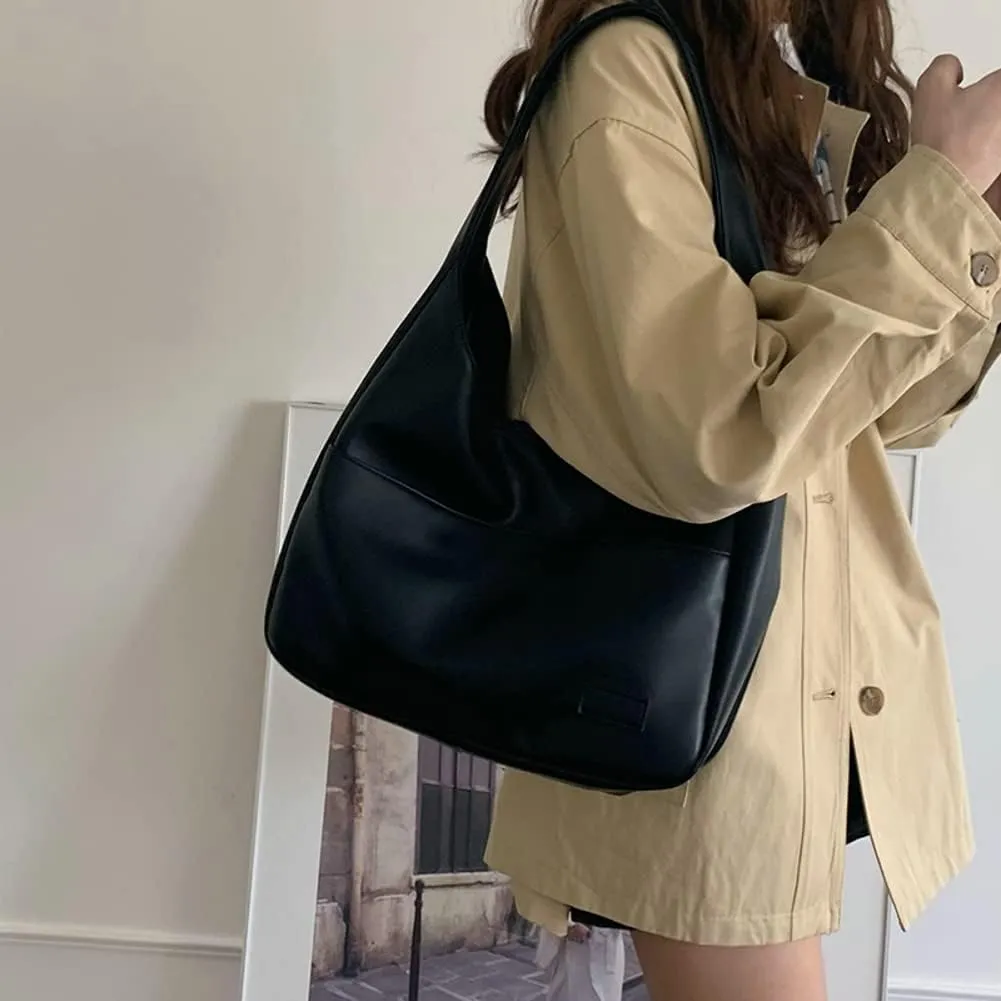 Pocadri Women Tote Handbags Chic Vegan Leather Tote Bag Purse Stylish Casual Trendy Large Soft Shoulder Bag