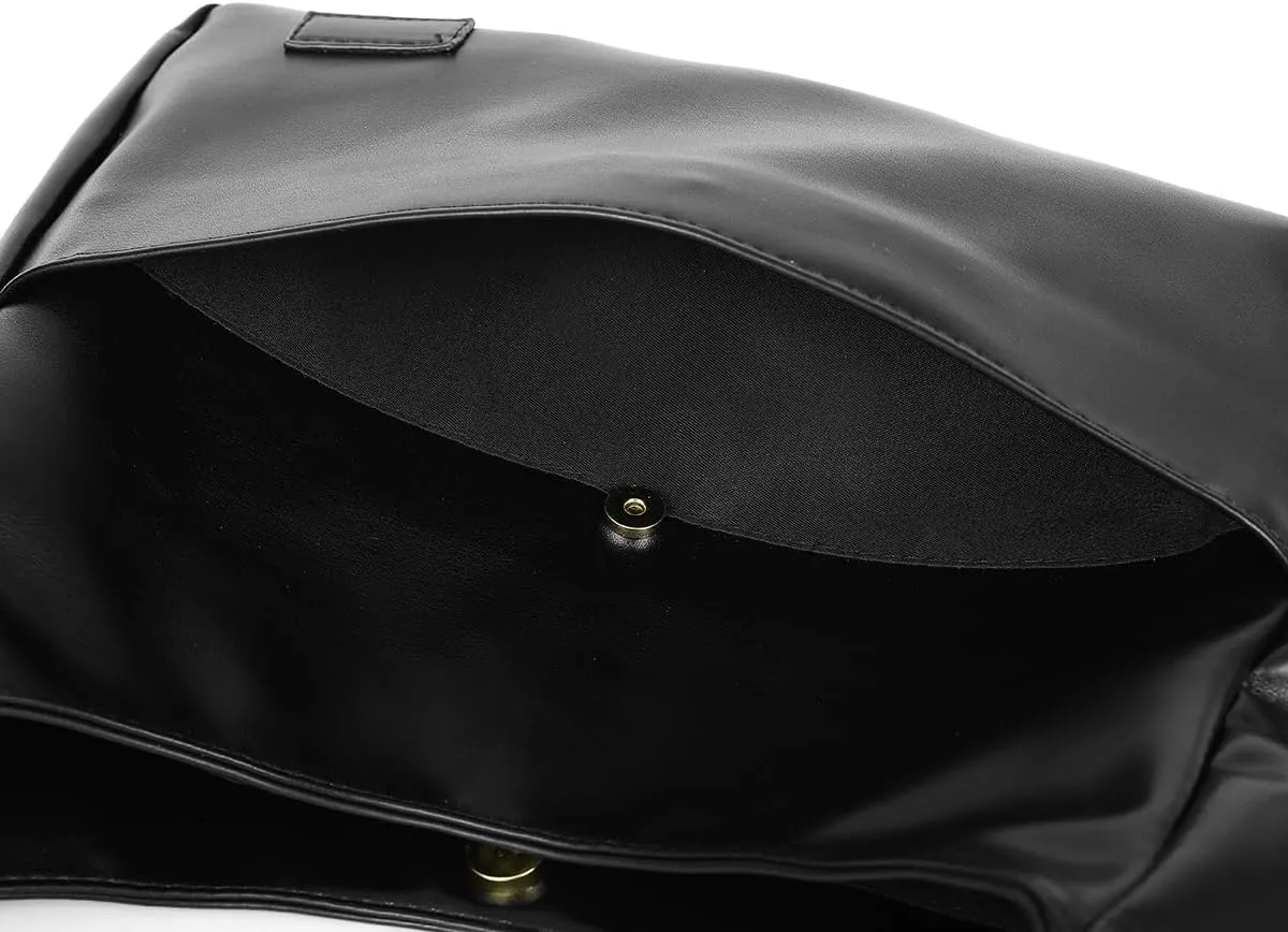 Pocadri Women Tote Handbags Chic Vegan Leather Tote Bag Purse Stylish Casual Trendy Large Soft Shoulder Bag