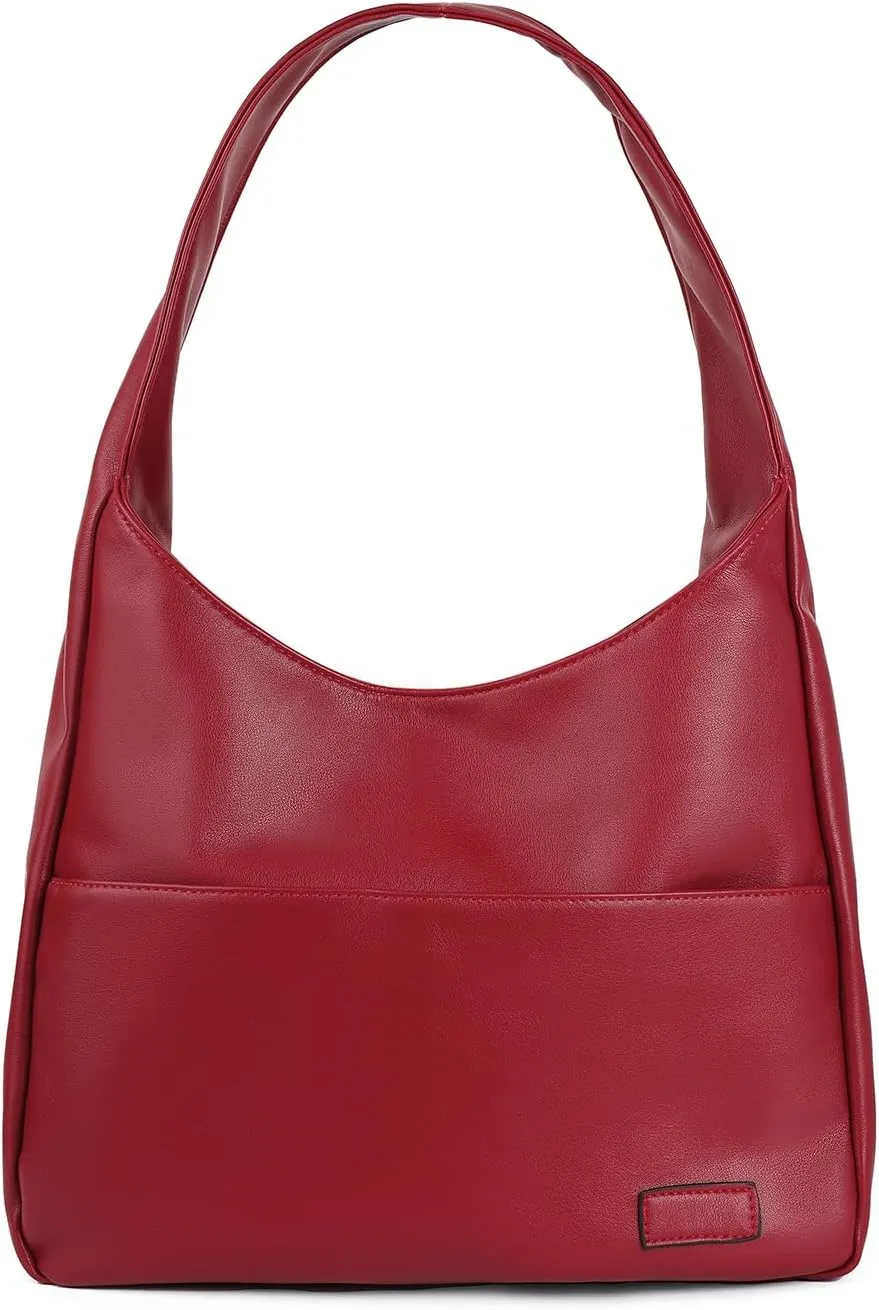 Pocadri Women Tote Handbags Chic Vegan Leather Tote Bag Purse Stylish Casual Trendy Large Soft Shoulder Bag