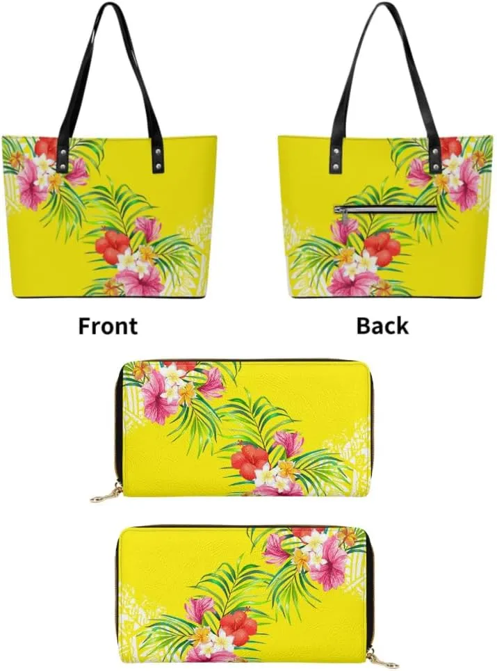 Polynesian Vintage Art Women'S Tote And Purse Custom Women'S Bags Large Capacity Appear Stylish Shoulder Bags