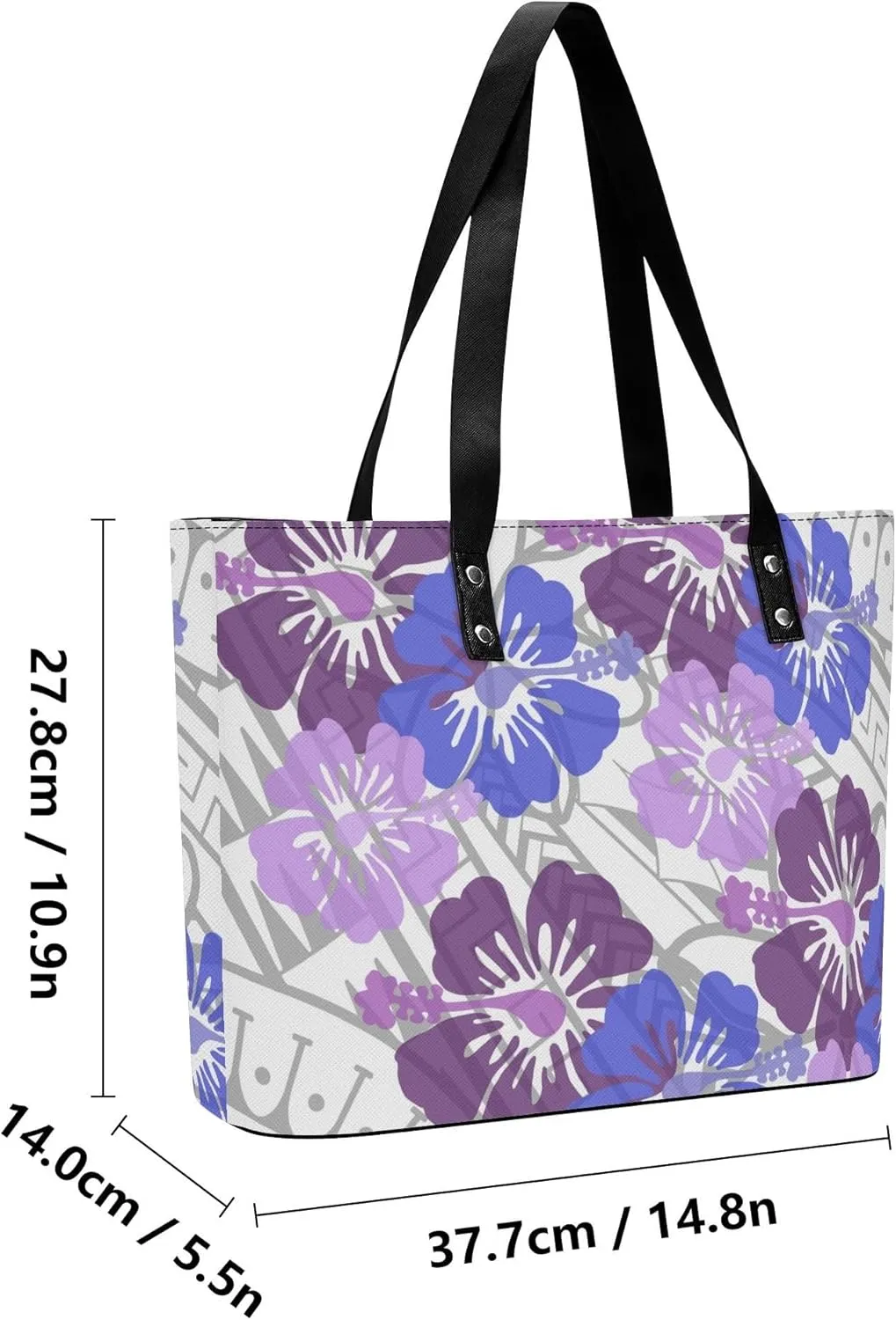 Polynesian Vintage Art Women'S Tote And Purse Custom Women'S Bags Large Capacity Appear Stylish Shoulder Bags