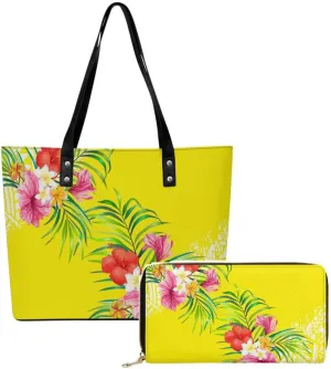 Polynesian Vintage Art Women'S Tote And Purse Custom Women'S Bags Large Capacity Appear Stylish Shoulder Bags