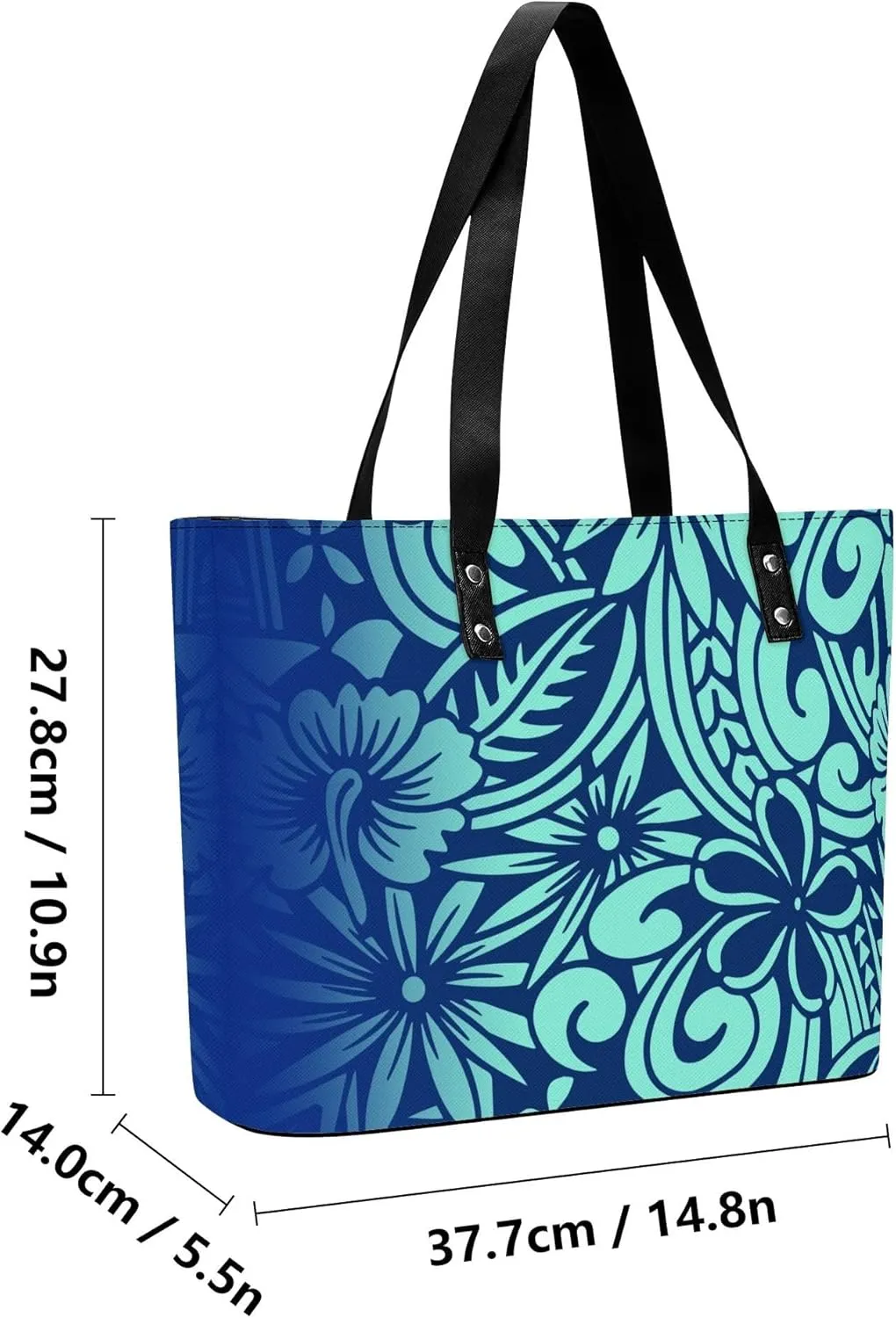 Polynesian Vintage Art Women'S Tote And Purse Custom Women'S Bags Large Capacity Appear Stylish Shoulder Bags