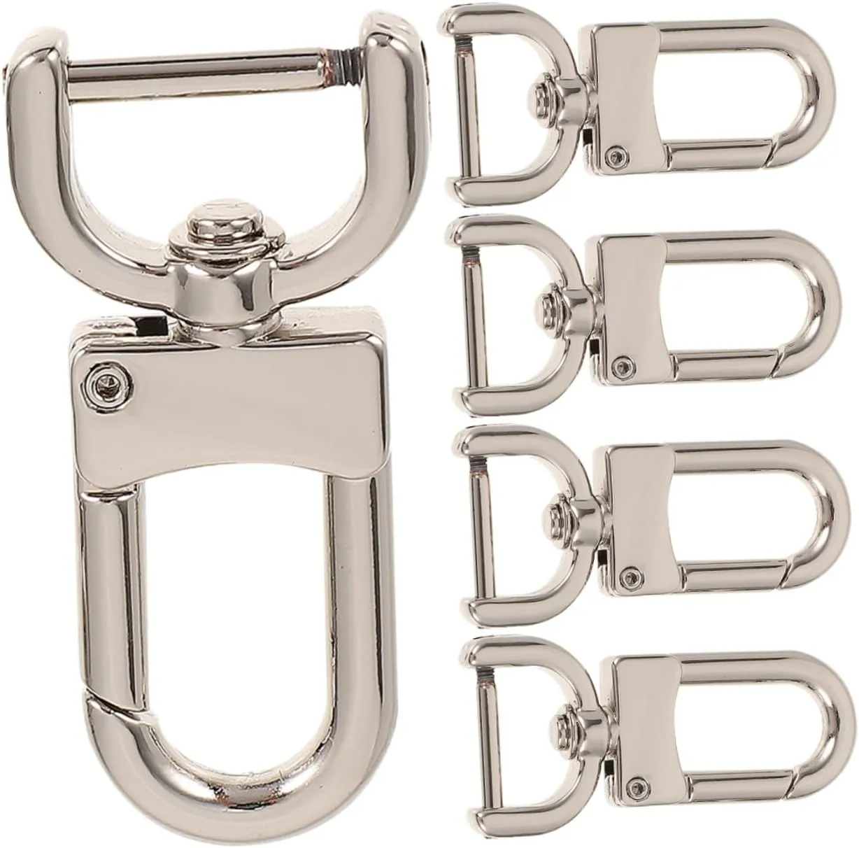 Practical Buckles for Bag Repairing 5pcs Metal Buckles Diy Bag Shoulder Straps Zinc Alloy