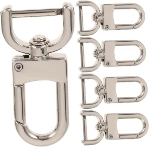 Practical Buckles for Bag Repairing 5pcs Metal Buckles Diy Bag Shoulder Straps Zinc Alloy