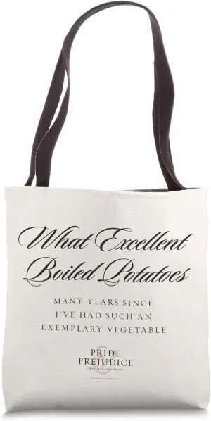 Pride & Prejudice Mr. Collins What Excellent Boiled Potatoes Tote Bag