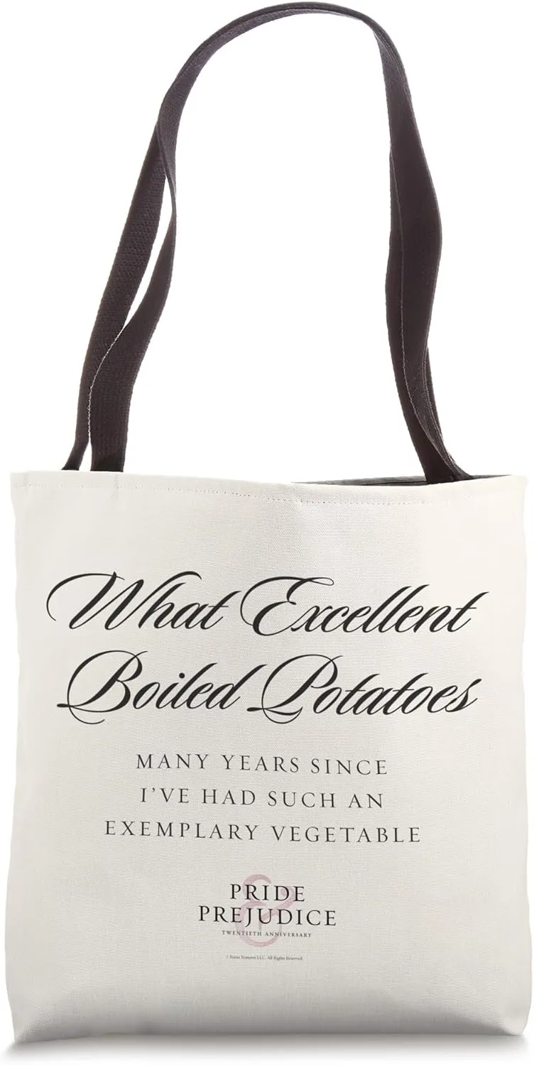 Pride & Prejudice Mr. Collins What Excellent Boiled Potatoes Tote Bag