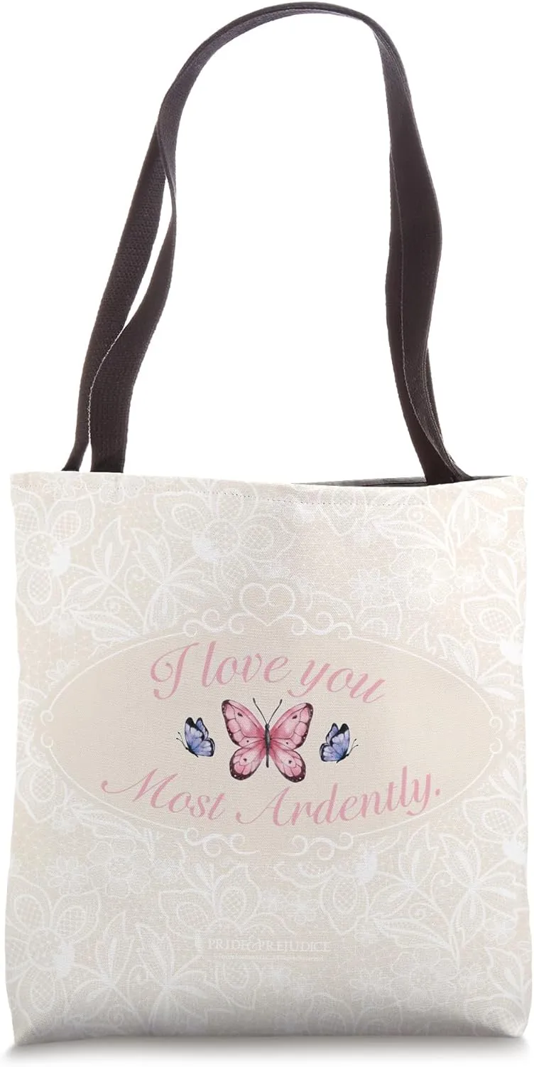 Pride & Prejudice Mr. Darcy I Love You Most Ardently Tote Bag