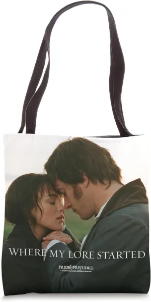 Pride & Prejudice Where My Lore Started Tote Bag