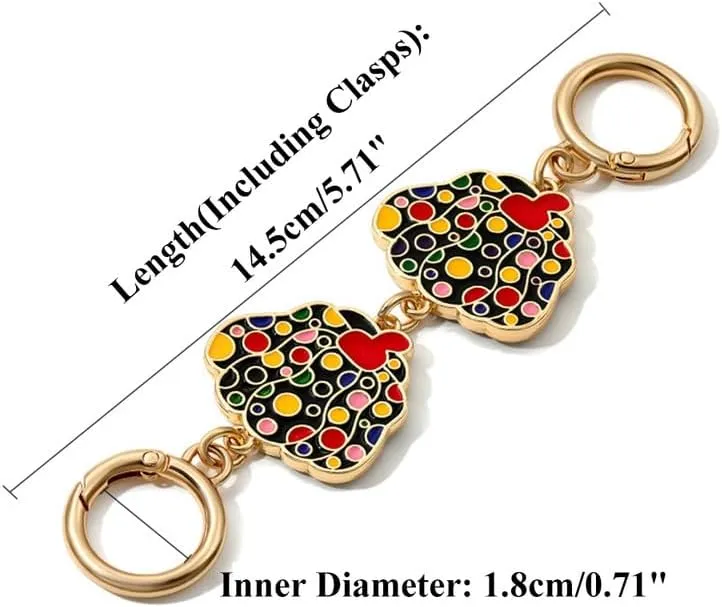 Purse Chain Extender Bag Strap Extender Purse Strap Extension for Women Purse Bag Making Supplies Gold Chain Multi